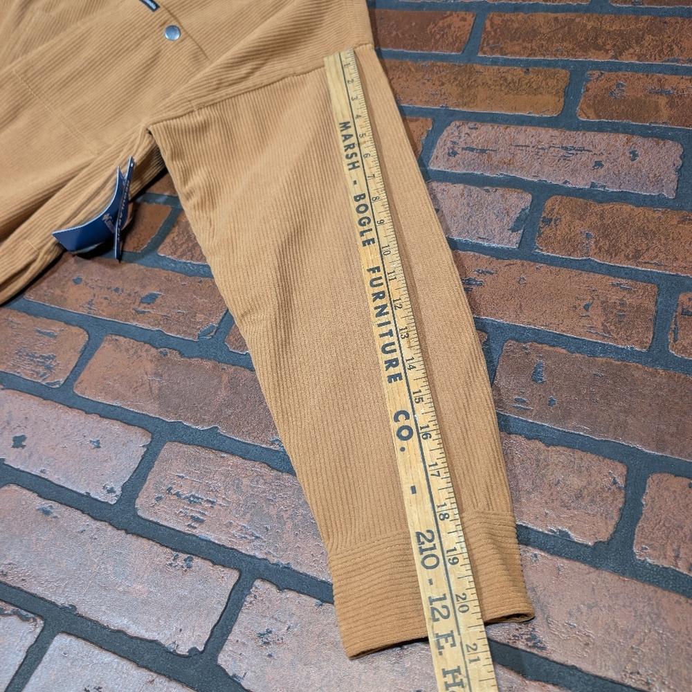 Columbia Women's M Blue Point Creek Corduroy Shirt Jacket - Carhartt Duck Brown - Picture 12 of 12